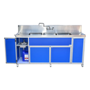 Monsam Large Commercial Four Deep Basin Portable Sink PSE-2004LA