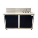 Monsam PSE-2046 Demonstration Workstation with Extended Countertop and Portable Self Contained Sink