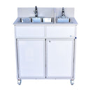 Monsam NSF Certified Four Compact Basins Portable Sink NS-004S