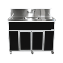 Monsam Commercial Single Deep Basin Portable Hand Wash Sink PSE-2001LA