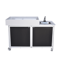 Monsam Diaper Changing Station w/Portable Stainless Steel Sink PSE-2010