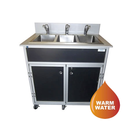 Monsam Three Deep Compartment Portable Sink PSE-2003R