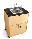 Jonti-Craft 1373JC, 38" Adult Height Portable Sink, Stainless Steel Basin