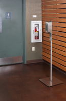 Bradley 6A20-110000 Stainless Steel Hand Sanitizer Dispenser Stand, Seamless Integration w/ 6A (Liquid & Foam) Series