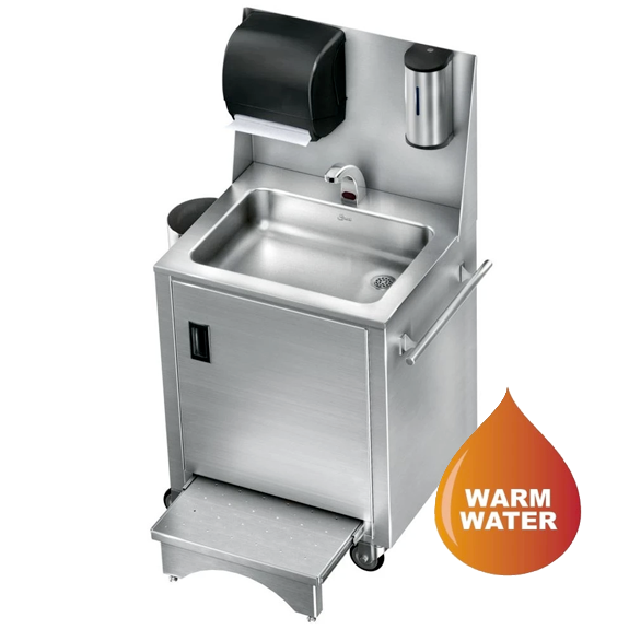 Portable Hand Wash Station with Warm Water - Self-Contained - Sensor  Operated