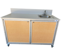 Monsam PSE-2046 Demonstration Workstation with Extended Countertop and Portable Self Contained Sink