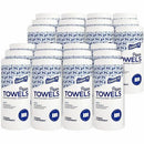 Genuine Joe GJO24081 Kitchen Roll Flexible Size Towels, 2 Ply, 1 5/8" Core, White, 24/Carton