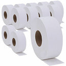 Genuine Joe GJO2565012 2-Ply Jumbo Roll Dispenser Bath Tissue, 3.30" Width x 650 Ft Length, 3 19/64" Core, White, 12/Carton