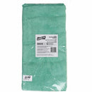 Genuine Joe GJO39505 General Purpose Microfiber Cloth, 16" L x 16" W, Chemical Resistant, Oil-Free, Lint-Free, Green, 12/Bag