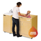 Ozark River KSSTM-ABW-AB1 Kiddie Station, 39" Adult Height Portable Sink, ABS Countertop