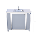 Monsam NSF Certified Deep Single-Basin 6" Basin, 30" Height Portable Sink NS-007