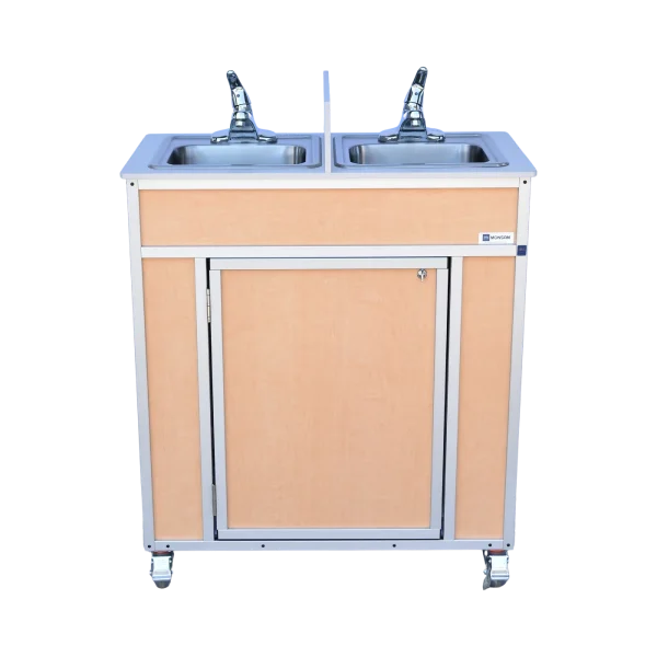 Monsam NSF Certified Double Compartment Self-Contained Sink NS-009D