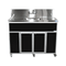 Monsam Commercial Single Deep Basin Portable Hand Wash Sink PSE-2001LA