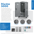 Satellite Maxim Portable Restroom-Maxim3000