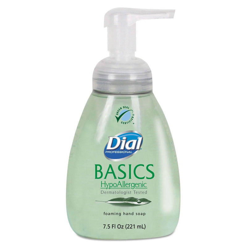 Dial Basics Foaming Hand Soap, 7.5Oz, Honeysuckle, 8/Carton - DIA06042CT