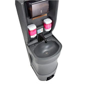 Cambro MHWS18615 18 gal Mobile Hand Wash Station w/ Soap & Paper Towel Dispensers, Charcoal Gray - Clearance Sale - Only One Available!