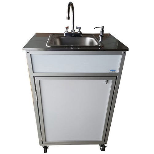 Monsam Stainless Steel Top Deep Single-Basin 10" Portable Sink PSE-009SS