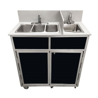 Monsam NSF Certified Four Compact Basins Portable Sink NS-004S