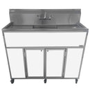 Monsam Commercial Single Deep Basin Portable Hand Wash Sink PSE-2001LA