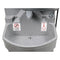 PolyJohn Portable Hand Washing Sink, Heated Water, GrandStand PSW1-2100