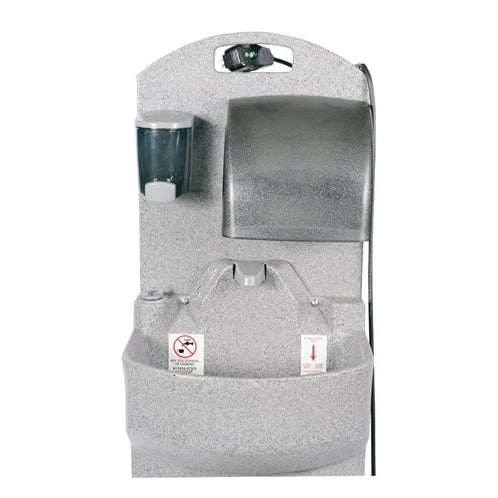 PolyJohn Portable Hand Washing Sink, Heated Water, GrandStand PSW1-2100