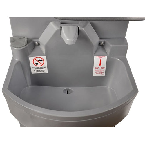 PolyJohn Portable Hand Washing Sink, Deep Bowl, HandStand 2, PSW2-1000