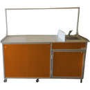 Monsam Food Service Cart with Portable Self Contained Sink FSC-001