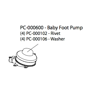 PolyJohn Diaphragm for Baby Foot Pump FP1-0020