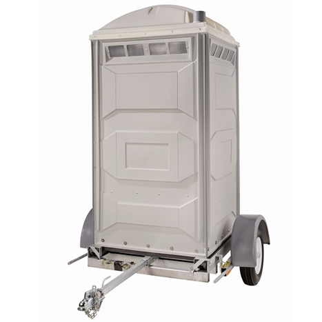 PolyJohn FS3-1000 Portable Restroom Single Trailer, TU01-1001 ...