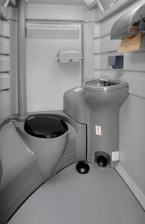 PolyJohn Fleet Portable Restroom w/ Fresh Flush and Sink