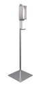 Bradley 6A20-110000 Stainless Steel Hand Sanitizer Dispenser Stand, Seamless Integration w/ 6A (Liquid & Foam) Series