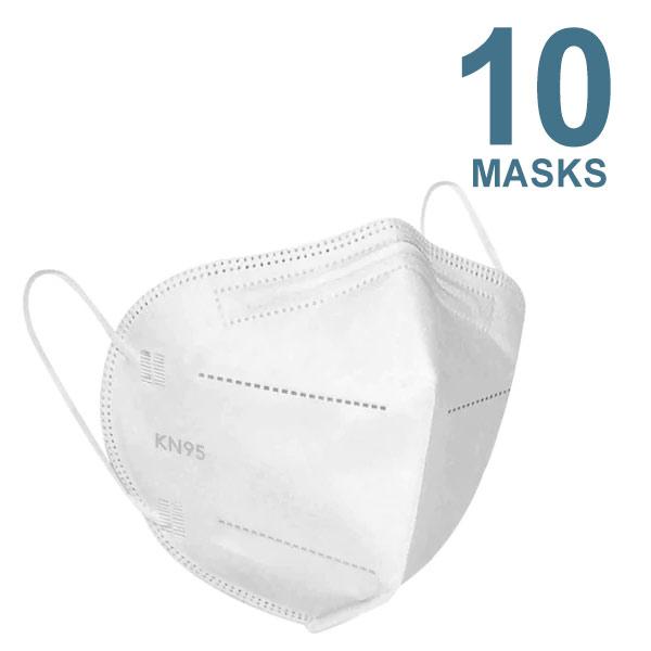 KN95 Protective Face Masks, 5 Layers of Protection, Pack of 10 - KN95-FM-10
