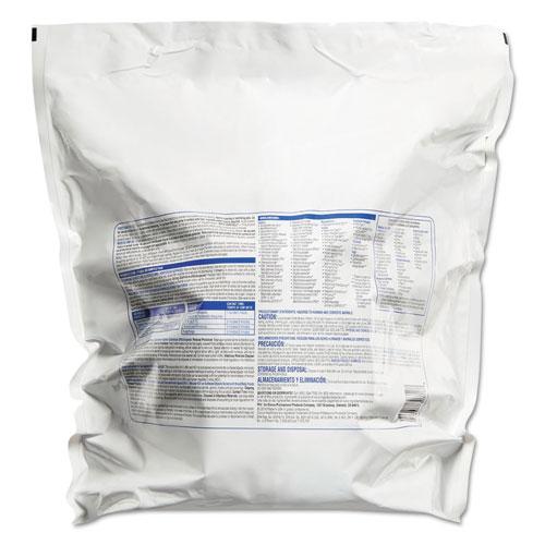 Clorox Healthcare Bleach Germicidal Wipes, 12 x 12, Unscented, 110/Refill, 2/Carton w/ Heavy Duty Dispenser Bucket w/ Pop-Up Plug
