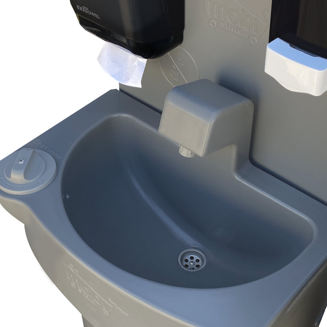 Stow-Away Dual Hand Wash Station