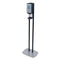 CS6 HAND SANITIZER FLOOR STAND WITH DISPENSER, 1,200 ML, 13.5 X 5 X 28.5, GRAPHITE/SILVER-GOJ7416DS
