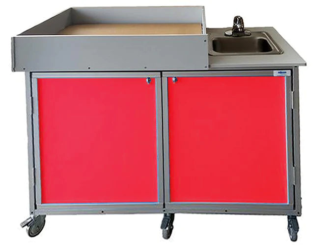 Changing table sales with portable sink