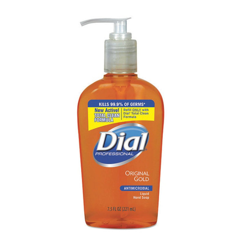 Dial Gold Antimicrobial Hand Soap, Floral Fragrance, 7.5 Oz Pump Bottle, 12/Carton - DIA84014CT
