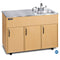 Ozark River ADAVM-SS-SS1DN Advantage S1D Maple, 38.50" Adult Height Portable Sink, Stainless Steel Countertop
