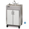 Ozark River ESLSWK-SS-SS3N Elite LS 3, 38.50" Adult Height Portable Sink, Stainless Steel Countertop