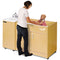Ozark River KSSTM-ABW-AB1 Kiddie Station, 39" Adult Height Portable Sink, ABS Countertop