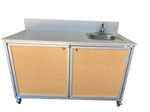 Monsam PSE-2046 Demonstration Workstation with Extended Countertop and Portable Self Contained Sink 